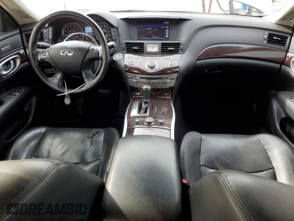 2013 Infiniti M with VIN JN1BY1AP6DM510258, listed as a Copart auction lot 84430924 with 136,641 mi miles and Salvage Title. Bid and sale history available at carsss.com. Image 8.
