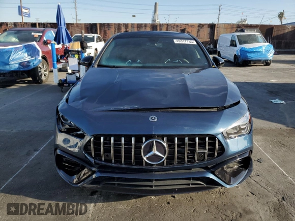 2023 Mercedes-Benz CLA 45 AMG with VIN W1K5J5DB8PN414447, listed as a Copart auction lot 49317765 with 13,617 mi miles and Salvage Title. Bid and sale history available at DreamBid. Image 5.