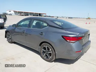 2024 Nissan Sentra SV with VIN 3N1AB8CV3RY348143, listed as a IAAI auction lot 41860747 with 2,270 mi miles and . Bid and sale history available at DreamBid. Image 3.