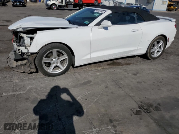 2019 Chevrolet Camaro 1LT with VIN 1G1FB3DX8K0109461, listed as a Copart auction lot 80312894 with 69,854 mi miles and Salvage Title. Bid and sale history available at carsss.com. Image 1.