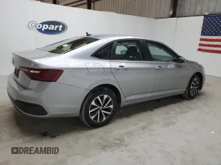 2024 Volkswagen Jetta S with VIN 3VW5M7BU4RM025266, listed as a Copart auction lot 60506155 with 43,875 mi miles and Non repairable. Bid and sale history available at DreamBid. Image 3.
