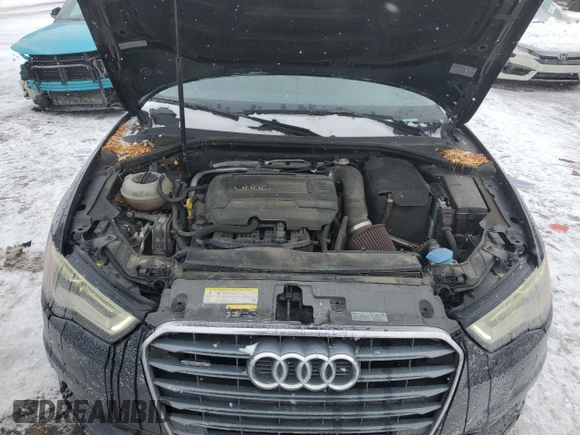 2015 Audi A3 2.0T Premium Plus with VIN WAUEFGFF6F1125982, listed as a Copart auction lot 46161475 with 129,183 mi miles and Salvage Title. Bid and sale history available at carsss.com. Image 13.