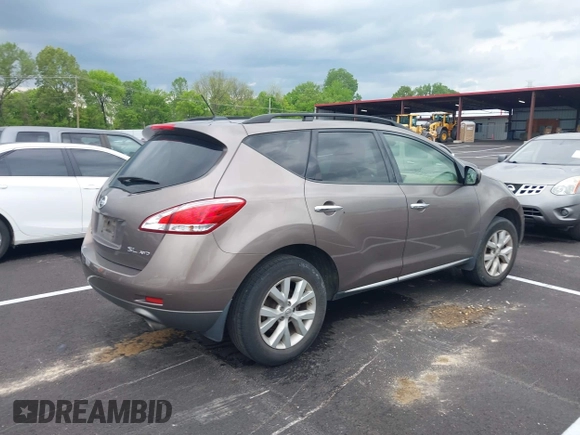 2012 Nissan Murano SV with VIN JN8AZ1MW6CW236317, listed as a IAAI auction lot 42113788 with 172,733 mi miles and . Bid and sale history available at DreamBid. Image 4.