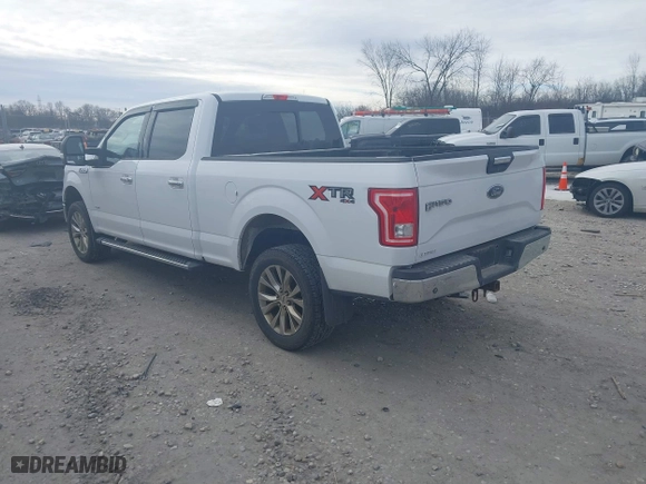2015 Ford F-150 XLT w/HD Payload Pkg with VIN 1FTFW1EG5FKD45591, listed as a IAAI auction lot 41358244 with 134,081 mi miles. Bid and sale history available at carsss.com. Image 3.