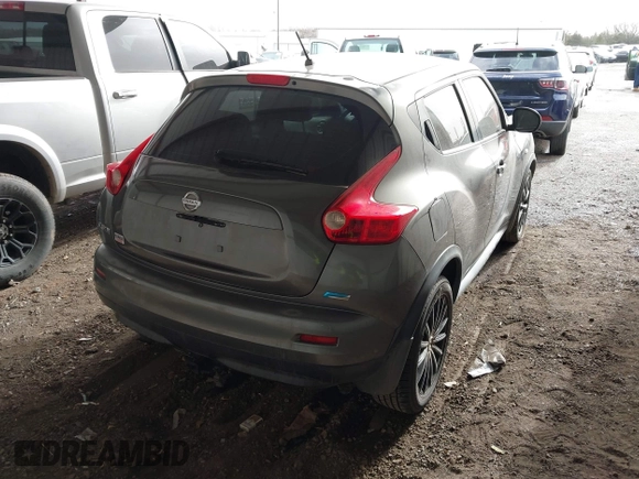 2013 Nissan Juke S with VIN JN8AF5MR5DT211681, listed as a IAAI auction lot 41720875 with 66,329 mi miles. Bid and sale history available at carsss.com. Image 4.