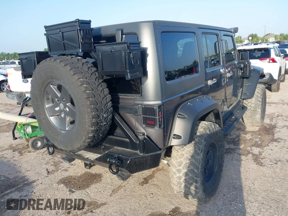 2017 Jeep Wrangler Unlimited Sport with VIN 1C4BJWDG8HL567051, listed as a IAAI auction lot 42495250 with 19,522 mi miles and . Bid and sale history available at DreamBid. Image 4.