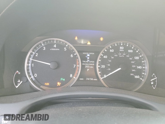 2015 Lexus GS 350 with VIN JTHBE1BL2FA013275, listed as a Copart auction lot 72070664 with 74,156 mi miles and Salvage Title. Bid and sale history available at carsss.com. Image 9.