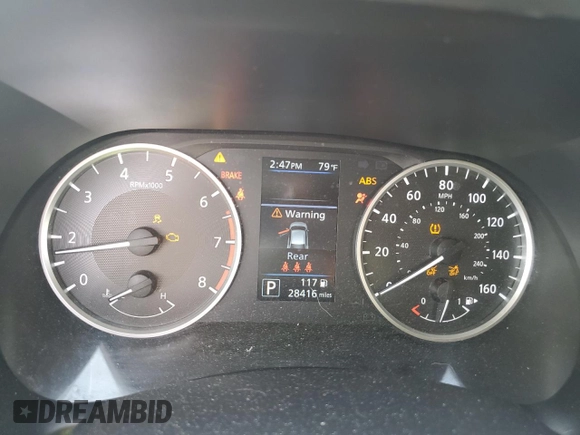 2020 Nissan Sentra S with VIN 3N1AB8BV0LY243908, listed as a Copart auction lot 51426985 with 28,416 mi miles and Salvage Title. Bid and sale history available at carsss.com. Image 9.