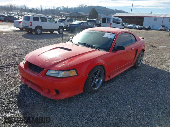 2000 Ford Mustang GT with VIN 1FAFP42X8YF269210, listed as a IAAI auction lot 41578741 with 134,210 mi miles. Bid and sale history available at carsss.com. Image 2.