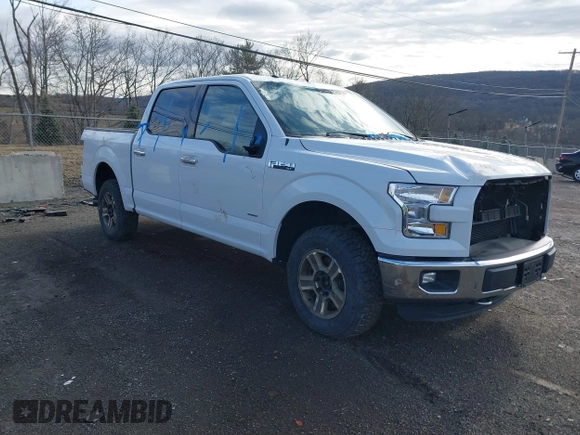 2016 Ford F-150 XLT with VIN 1FTEW1EP5GFC10407, listed as a IAAI auction lot 41729505 with 182,464 mi miles and . Bid and sale history available at carsss.com. Image 1.