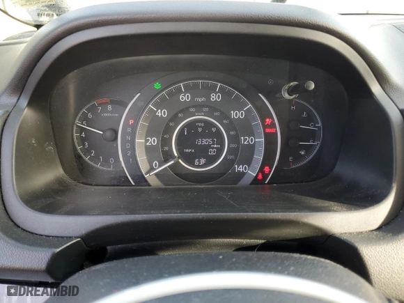 2013 Honda CR-V EX-L with VIN 2HKRM4H77DH662722, listed as a Copart auction lot 41913925 with 133,057 mi miles and Salvage Title. Bid and sale history available at carsss.com. Image 9.