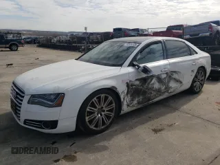 2013 Audi A8 L 3.0L with VIN WAURGAFD8DN012566, listed as a Copart auction lot 42654125 with 84,315 mi miles and Salvage Title. Bid and sale history available at carsss.com. Image 1.