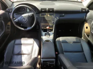 2007 Mercedes-Benz C 230 Sport with VIN WDBRF52H57F888532, listed as a Copart auction lot 63796925 with 213,457 mi miles and Salvage title. Bid and sale history available at DreamBid. Image 8.