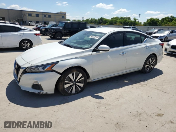 2021 Nissan Altima SV z VIN 1N4BL4DV6MN388699, wystawiony jako Copart lot #56663255 z przebiegiem 72 721 mil mil oraz Szkoda całkowita • Salvage title. Historia ofert i sprzedaży dostępna na DreamBid. Obrazek 1.