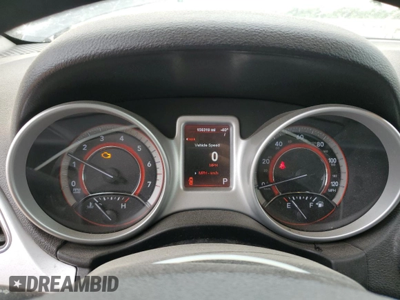 2012 Dodge Journey SXT z VIN 3C4PDCBG2CT314562, wystawiony jako Copart lot #57500195 z przebiegiem 156 319 mil mil oraz Szkoda całkowita • Salvage title. Historia ofert i sprzedaży dostępna na DreamBid. Obrazek 9.