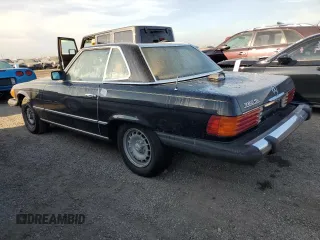 1983 Mercedes-Benz 380 with VIN WDBBA45A6DB022849, listed as a Copart auction lot 74930814 with 85,082 mi miles and Salvage Title. Bid and sale history available at carsss.com. Image 2.