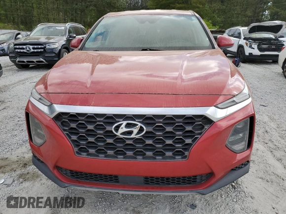 2019 Hyundai Santa Fe SE with VIN 5NMS23AD9KH096865, listed as a Copart auction lot 51138455 with 89,186 mi miles and Salvage Title. Bid and sale history available at carsss.com. Image 5.