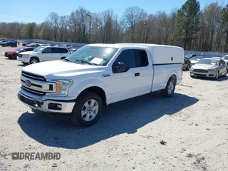 2018 Ford F-150 XL with VIN 1FTFX1C57JKF08037, listed as a IAAI auction lot 41863806 with 195,725 mi miles and . Bid and sale history available at DreamBid. Image 18.