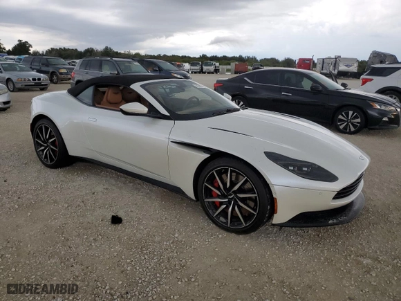 2020 Aston Martin DB11 with VIN SCFRMFCWXLGM09361, listed as a Copart auction lot 74208744 with 10,972 mi miles and Salvage Title. Bid and sale history available at carsss.com. Image 4.