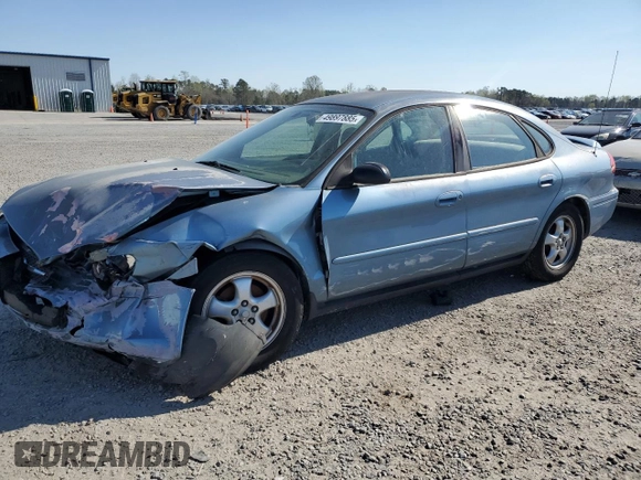 2006 Ford Taurus SE with VIN 1FAFP53U06A239963, listed as a Copart auction lot 49897885 with 157,402 mi miles and Salvage Title. Bid and sale history available at carsss.com. Image 1.