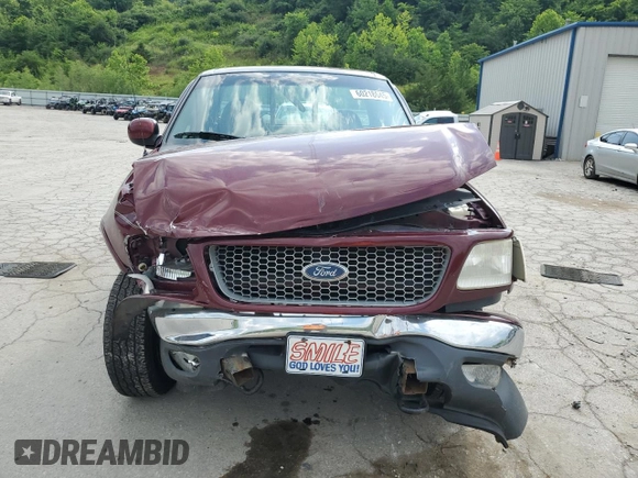 1999 Ford F-150 with VIN 1FTZF1823XNB69430, listed as a Copart auction lot 60218645 with Not provided miles and Salvage title. Bid and sale history available at DreamBid. Image 5.