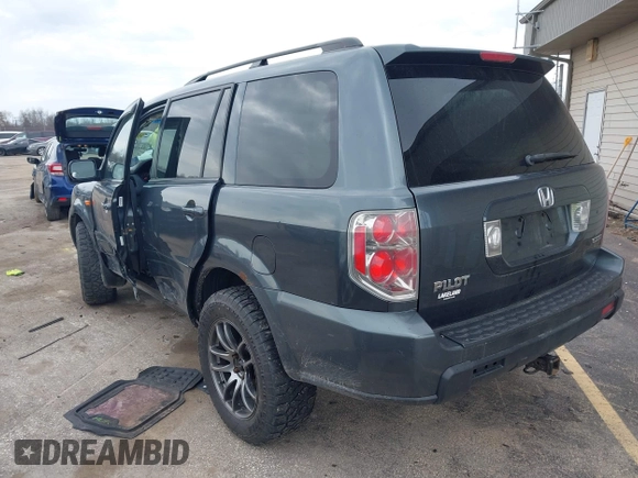 2006 Honda Pilot EX with VIN 5FNYF18426B014815, listed as a IAAI auction lot 42109149 with 284,163 mi miles and . Bid and sale history available at DreamBid. Image 3.