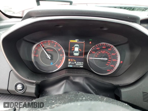 2022 Subaru Impreza Special Sports with VIN 4S3GTAM6XN3708272, listed as a Copart auction lot 48568345 with 38,420 mi miles and Salvage title. Bid and sale history available at DreamBid. Image 9.