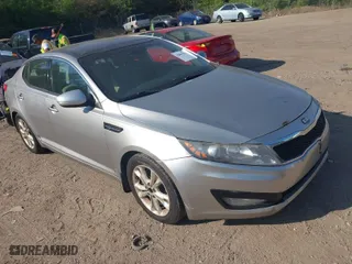 2013 Kia Optima EX with VIN 5XXGN4A76DG200422, listed as a IAAI auction lot 42067904 with 278,808 mi miles. Bid and sale history available at carsss.com. Image 1.