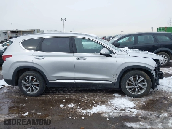 2019 Hyundai Santa Fe Ultimate with VIN 5NMS5CAD1KH000394, listed as a IAAI auction lot 41455421 with 42,886 mi miles and . Bid and sale history available at DreamBid. Image 13.