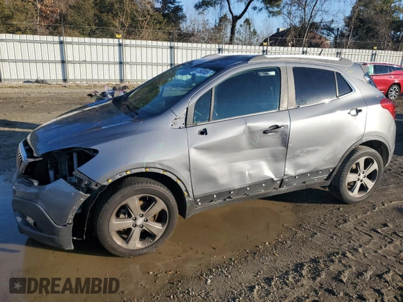 2014 Buick Encore with VIN KL4CJASB9EB595001, listed as a Copart auction lot 41593305 with 125,580 mi miles and Salvage Title. Bid and sale history available at carsss.com. Image 1.