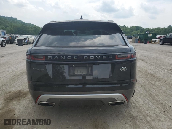 2019 Land Rover Range Rover Velar R-Dynamic SE with VIN SALYL2FV7KA232108, listed as a Copart auction lot 59730115 with 40,932 mi miles and Salvage title. Bid and sale history available at DreamBid. Image 6.