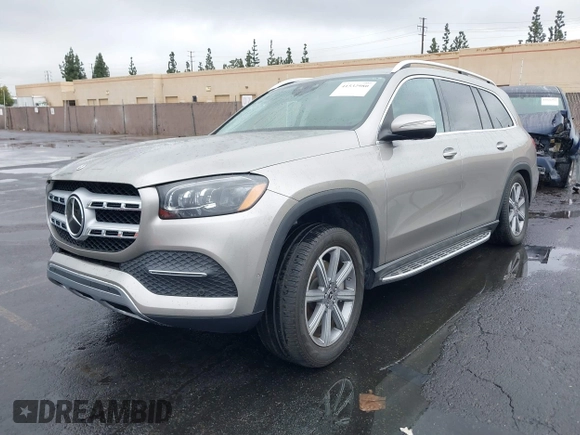 2022 Mercedes-Benz GLS with VIN 4JGFF5KE4NA747127, listed as a IAAI auction lot 41532980 with 47,798 mi miles. Bid and sale history available at carsss.com. Image 17.