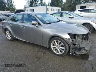2014 Lexus IS 250 with VIN JTHBF1D21E5032098, listed as a Copart auction lot 50249285 with 81,821 mi miles and Salvage Title. Bid and sale history available at DreamBid. Image 4.
