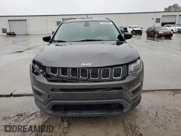 2018 Jeep Compass Sport with VIN 3C4NJCABXJT204510, listed as a Copart auction lot 44560695 with 100,927 mi miles and Salvage Title. Bid and sale history available at carsss.com. Image 5.
