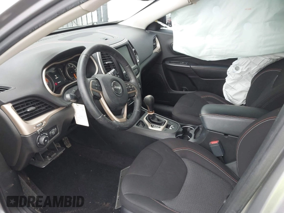 2016 Jeep Cherokee Latitude with VIN 1C4PJLCB5GW369955, listed as a IAAI auction lot 41297796 with 99,029 mi miles. Bid and sale history available at carsss.com. Image 5.