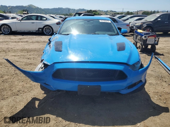2017 Ford Mustang GT with VIN 1FA6P8CF0H5335929, listed as a Copart auction lot 55785675 with 71,600 mi miles and Salvage title. Bid and sale history available at DreamBid. Image 5.