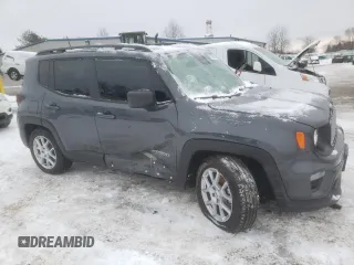 2022 Jeep Renegade Sport with VIN ZACNJCA15NPN89797, listed as a Copart auction lot 82684823 with 7,019 mi miles and . Bid and sale history available at DreamBid. Image 4.