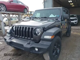 2023 Jeep Wrangler Sport S with VIN 1C4HJXDN6PW653924, listed as a IAAI auction lot 41413689 with 15,278 mi miles and . Bid and sale history available at DreamBid. Image 2.