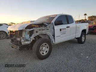 2020 Chevrolet Colorado 2WD Work Truck z VIN 1GCHSBEN9L1101047, wystawiony jako Copart lot #87302154 z przebiegiem 80 574 mil mil oraz Szkoda całkowita • Salvage title. Historia ofert i sprzedaży dostępna na DreamBid. Obrazek 1.