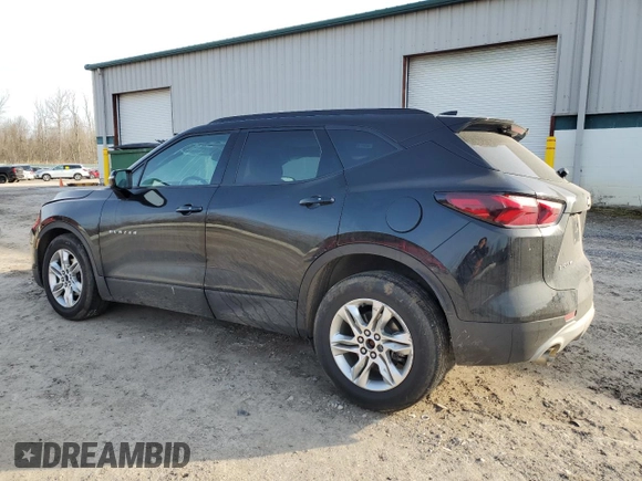 2020 Chevrolet Blazer LT z VIN 3GNKBJRSXLS646907, wystawiony jako Copart lot #48987655 z przebiegiem 136 162 mil mil oraz Szkoda całkowita • Salvage title. Historia ofert i sprzedaży dostępna na DreamBid. Obrazek 2.