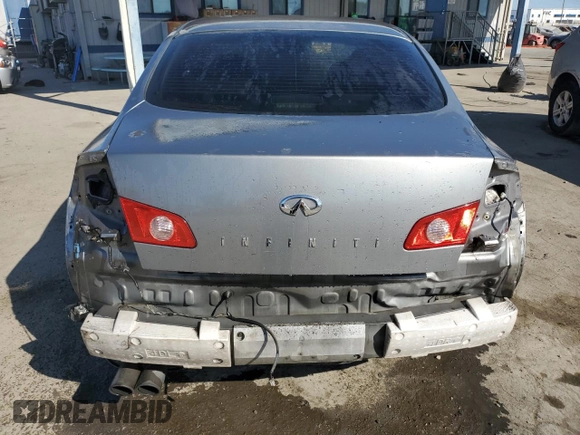 2005 Infiniti G35 with VIN JNKCV51E65M206766, listed as a Copart auction lot 70475334 with Not Provided miles and Salvage Title. Bid and sale history available at DreamBid. Image 6.
