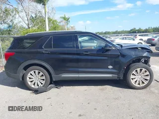 2023 Ford Explorer King Ranch with VIN 1FM5K7LC6PGB49590, listed as a IAAI auction lot 41470927 with 10,628 mi miles. Bid and sale history available at carsss.com. Image 14.