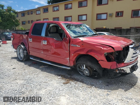 2010 Ford F-150 XL with VIN 1FTEW1C8XAFB04716, listed as a Copart auction lot 65761825 with 69,683 mi miles and Salvage title. Bid and sale history available at DreamBid. Image 4.