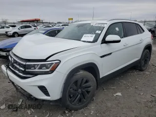 2022 Volkswagen Atlas SE z VIN 1V2JE2CA5NC205078, wystawiony jako Copart lot #81127324 z przebiegiem Nie podano mil oraz Szkoda całkowita • Salvage title. Historia ofert i sprzedaży dostępna na DreamBid. Obrazek 1.
