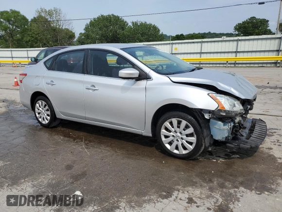 2014 Nissan Sentra SV with VIN 3N1AB7AP2EY235597, listed as a Copart auction lot 60745355 with 173,412 mi miles and Salvage title. Bid and sale history available at DreamBid. Image 4.