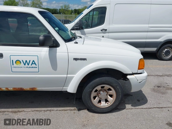 2002 Ford Ranger XL Fleet with VIN 1FTYR44V12PB49923, listed as a IAAI auction lot 42683323 with 116,249 mi miles and . Bid and sale history available at DreamBid. Image 13.