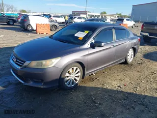 2015 Honda Accord Sedan EX-L with VIN 1HGCR2F83FA017990, listed as a IAAI auction lot 41814418 with 140,887 mi miles. Bid and sale history available at carsss.com. Image 17.