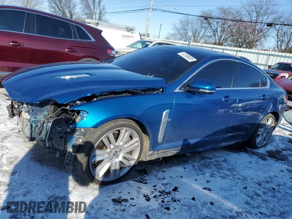 2011 Jaguar XF with VIN SAJWA0JC1BMR85888, listed as a Copart auction lot 42356685 with 153,931 mi miles and Salvage Title. Bid and sale history available at DreamBid. Image 1.