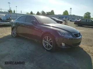 2008 Lexus IS 350 with VIN JTHBE262X85017724, listed as a Copart auction lot 57172125 with 144,018 mi miles and Salvage title. Bid and sale history available at DreamBid. Image 13.
