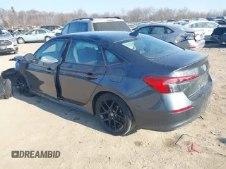 2024 Honda Civic Sedan Sport with VIN 2HGFE2F58RH592798, listed as a IAAI auction lot 41662851 with 12,074 mi miles. Bid and sale history available at carsss.com. Image 3.